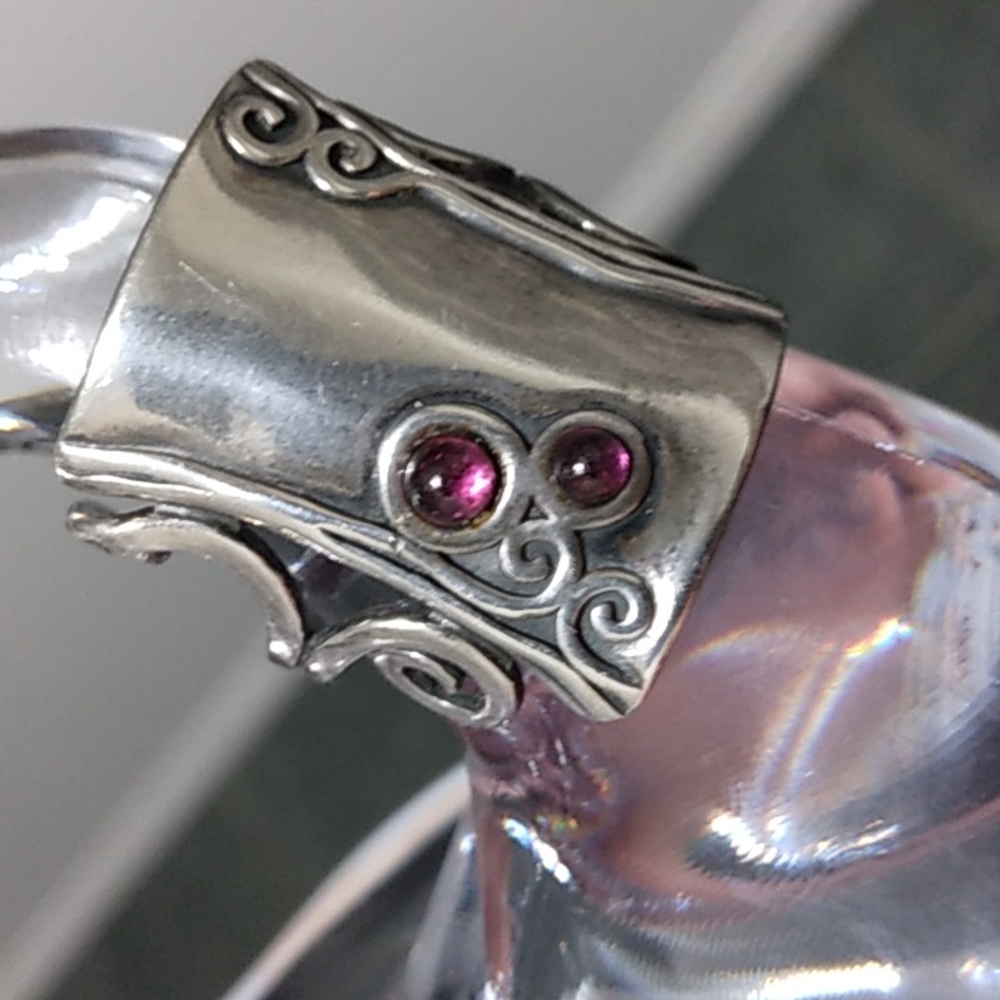 Sterling silver ring.